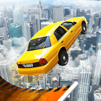 Скачать взломанную Mega Ramp Car Jumping [Бесплатные покупки] MOD apk на Андроид