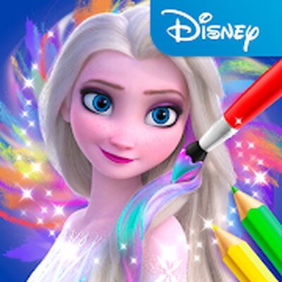 Скачать взломанную Disney: мир раскрасок [Мод меню] MOD apk на Андроид