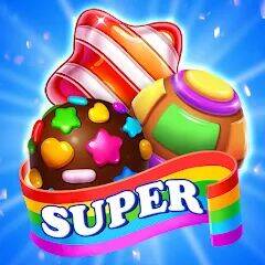 Скачать взломанную Супер конфеты - Действие Игра [Мод меню] MOD apk на Андроид