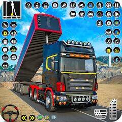 Скачать взломанную Truck Simulator Америка США [Много денег] MOD apk на Андроид