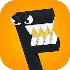 Скачать взломанную Merge Alphabet: Merge Monster [Мод меню] MOD apk на Андроид