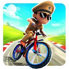 Скачать взломанную Little Singham Cycle Race [Бесплатные покупки] MOD apk на Андроид