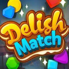 Скачать взломанную Delish Match : Match3 & Design [Много монет] MOD apk на Андроид