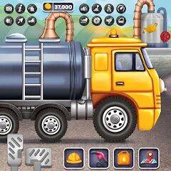Скачать взломанную Дети Масло Танкер: Truck Игры [Много монет] MOD apk на Андроид