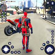 Скачать взломанную Синий Паук Игра Супер Человек [Много денег] MOD apk на Андроид