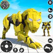 Скачать взломанную Wild Tiger Robot: Car Games [Много монет] MOD apk на Андроид