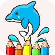 Скачать взломанную Coloring Pages Dolphin Shark [Много денег] MOD apk на Андроид