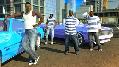 Скачать взломанную San Andreas Auto Gang Wars: Grand Real Theft Fight [Мод меню] MOD apk на Андроид