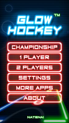 Скачать взломанную Glow Hockey [Много монет] MOD apk на Андроид