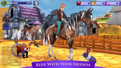 Скачать взломанную Horse Riding Tales - Путешествуйте с друзьями [Много денег] MOD apk на Андроид