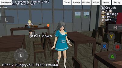Скачать взломанную School Girls Simulator [Много монет] MOD apk на Андроид