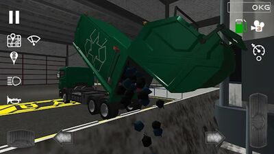 Скачать взломанную Trash Truck Simulator [Много денег] MOD apk на Андроид