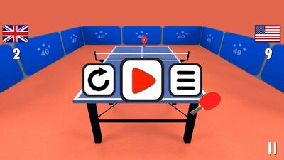 Скачать взломанную Настольный теннис 3D [Бесплатные покупки] MOD apk на Андроид