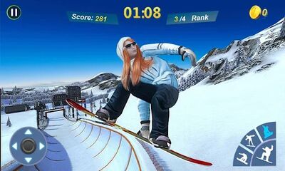 Скачать взломанную Snowboard Master 3D [Бесплатные покупки] MOD apk на Андроид