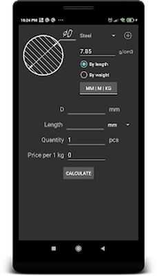 Скачать Калькулятор веса металла [Unlocked] RUS apk на Андроид