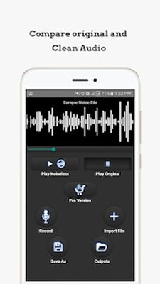 Скачать Mp3, WAV шумоподавитель, без шума аудио конвертер [Unlocked] RUS apk на Андроид