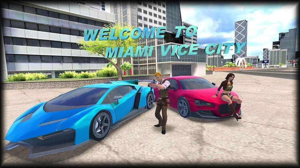Скачать взломанную Crime City - Miami Vice City - [Бесплатные покупки] MOD apk на Андроид