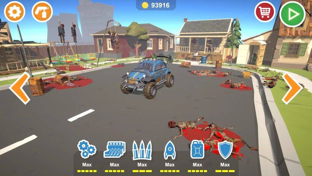 Скачать взломанную Zombie Cars: Разбивай Машины [Мод меню] MOD apk на Андроид
