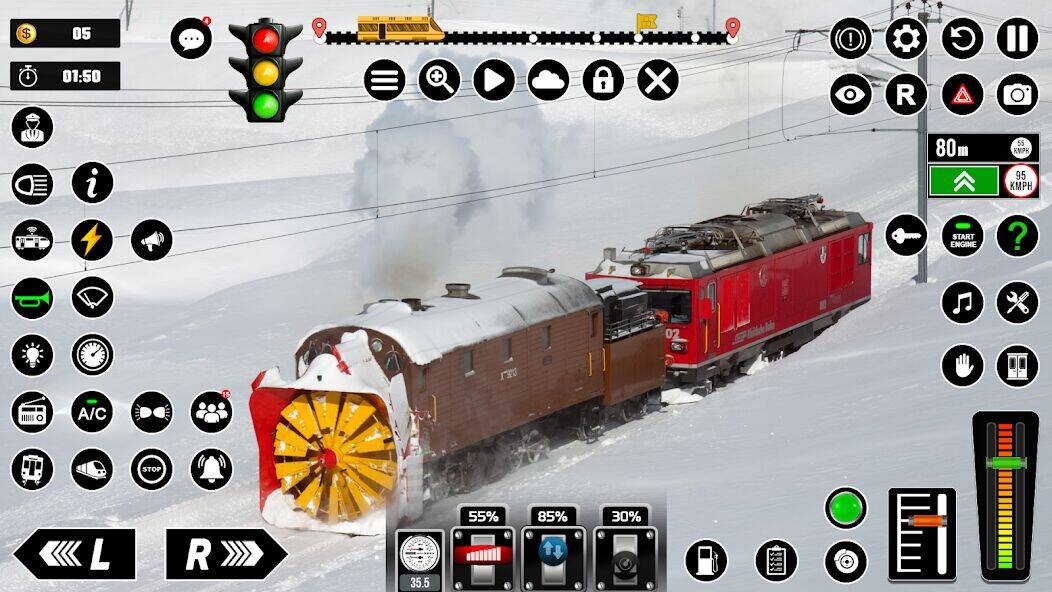 Скачать взломанную Русский Симуляторы поездов 3D [Много монет] MOD apk на Андроид
