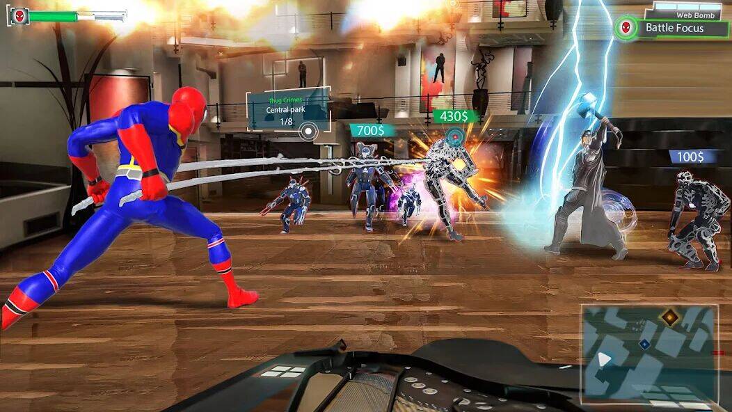 Скачать взломанную Spider Rope Hero Man Games [Много монет] MOD apk на Андроид