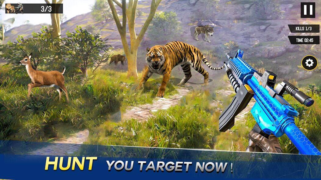Скачать взломанную Sniper Animal Shooting Games [Много денег] MOD apk на Андроид
