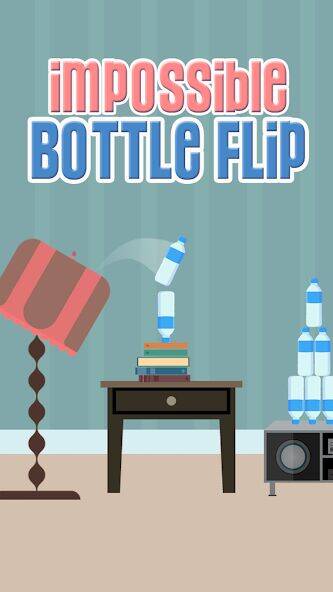 Скачать взломанную Impossible Bottle Flip [Много монет] MOD apk на Андроид