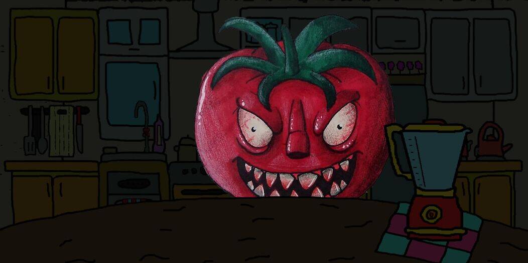 Скачать взломанную Mr Hungry Tomato [Много денег] MOD apk на Андроид