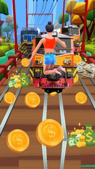 Скачать взломанную Subway 3d Rush Runner Game [Мод меню] MOD apk на Андроид