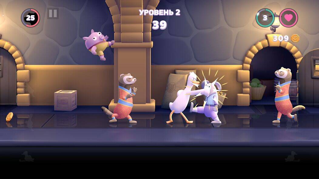Скачать взломанную Punch Kick Duck [Мод меню] MOD apk на Андроид