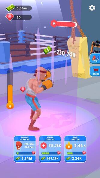 Скачать взломанную Tap Punch - 3D Boxing [Мод меню] MOD apk на Андроид