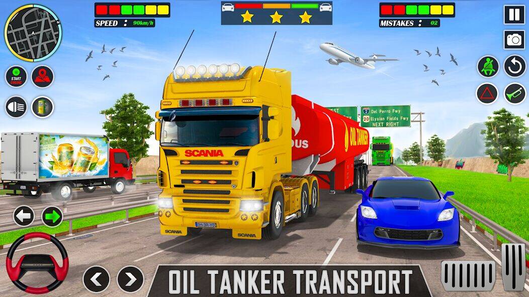 Скачать взломанную Offroad Oil Tanker Truck Games [Много монет] MOD apk на Андроид