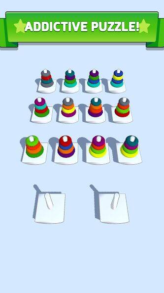 Скачать взломанную Color Toy Sorting -игра-сортир [Бесплатные покупки] MOD apk на Андроид
