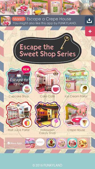 Скачать взломанную Escape the Sweet Shop Series [Мод меню] MOD apk на Андроид
