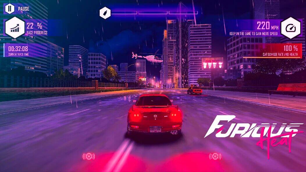 Скачать взломанную Furious: Heat Racing 2023 [Много денег] MOD apk на Андроид