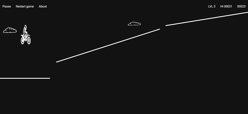Скачать взломанную Crazy Moto Racer - 2D Racer [Мод меню] MOD apk на Андроид