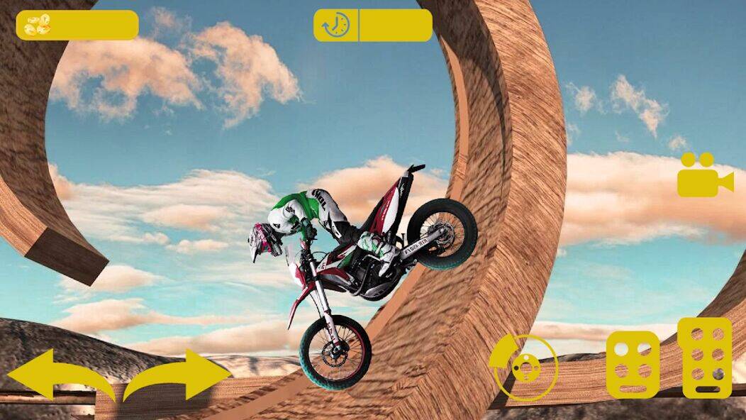 Скачать взломанную байк трюки-гонки на мотоциклах [Мод меню] MOD apk на Андроид