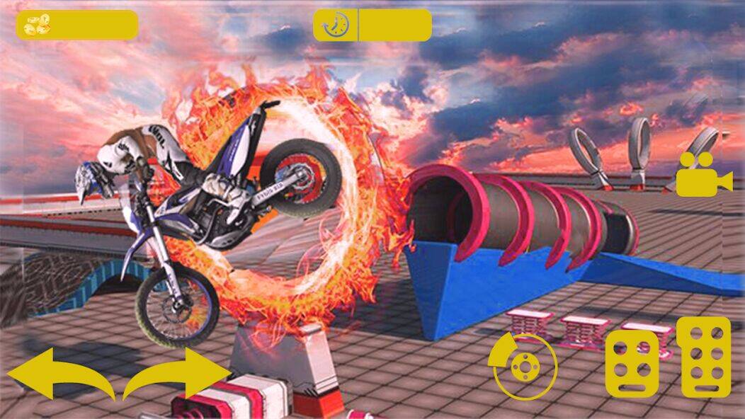 Скачать взломанную байк трюки-гонки на мотоциклах [Мод меню] MOD apk на Андроид