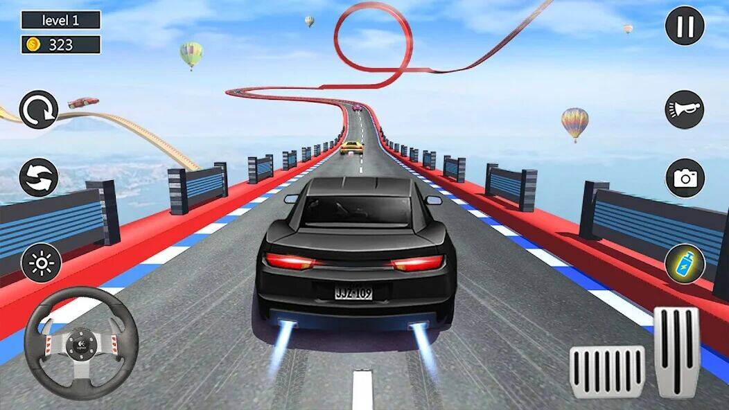 Скачать взломанную GT Car Stunts - Ramp Car Games [Мод меню] MOD apk на Андроид