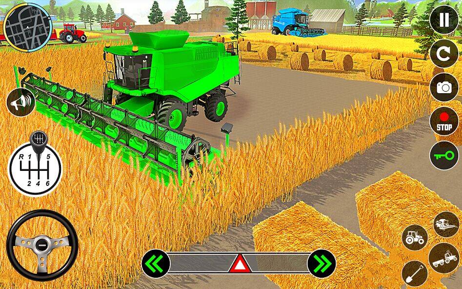 Скачать взломанную Tractor Farming: Tractor Games [Много монет] MOD apk на Андроид