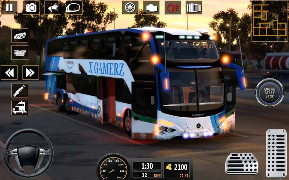 Скачать взломанную настоящий автобус симулятор иг [Много денег] MOD apk на Андроид