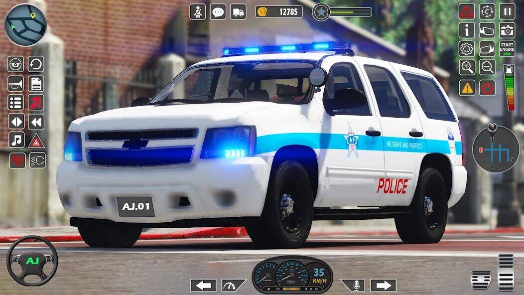 Скачать взломанную американский Полиция Машина Во [Мод меню] MOD apk на Андроид