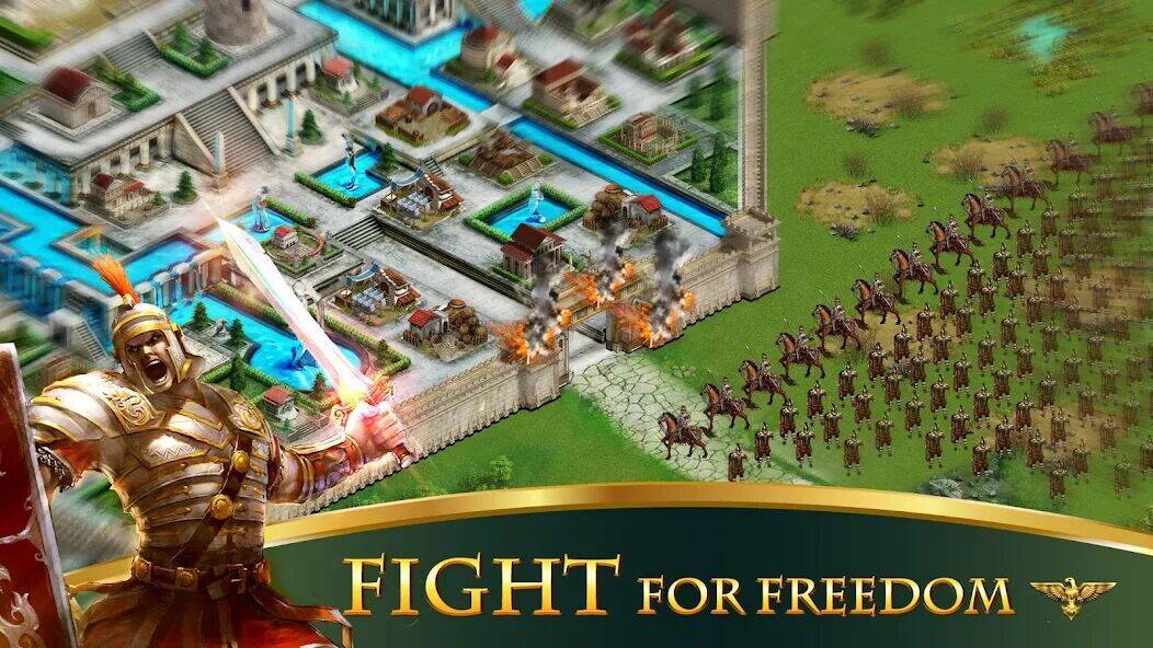 Скачать взломанную Империя: Возрождение Рима [Бесплатные покупки] MOD apk на Андроид