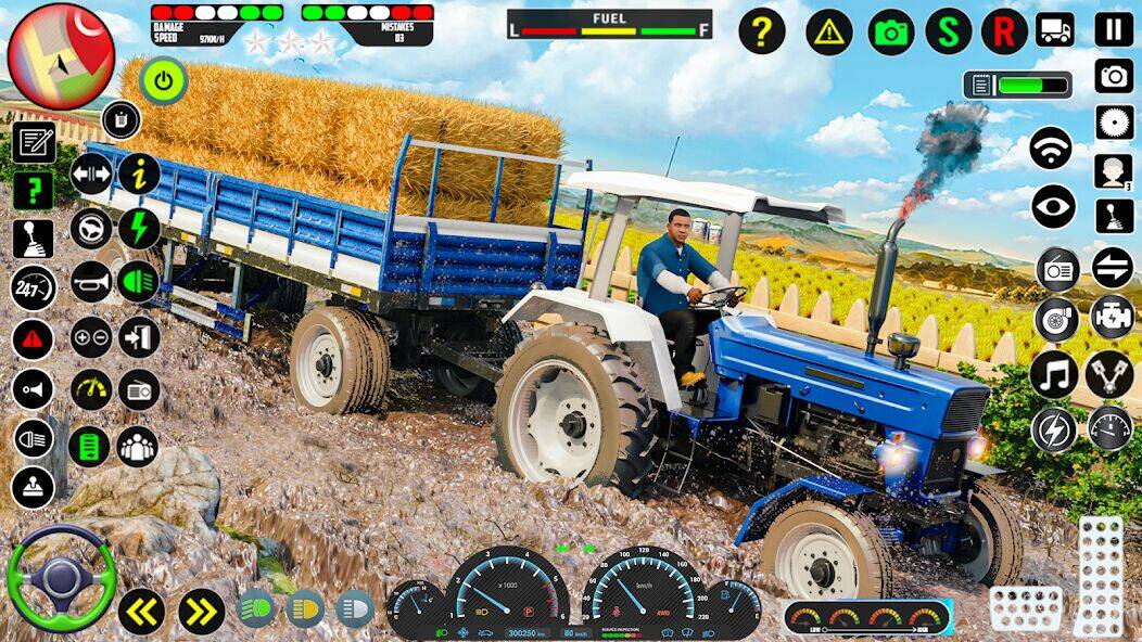 Скачать взломанную Реальный трактор ферма игра 3d [Много денег] MOD apk на Андроид