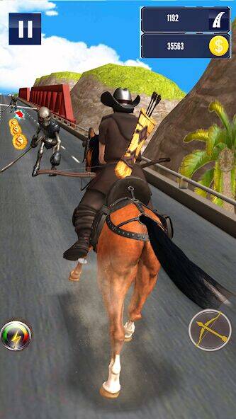 Скачать взломанную Ковбойская лошадь [Много монет] MOD apk на Андроид