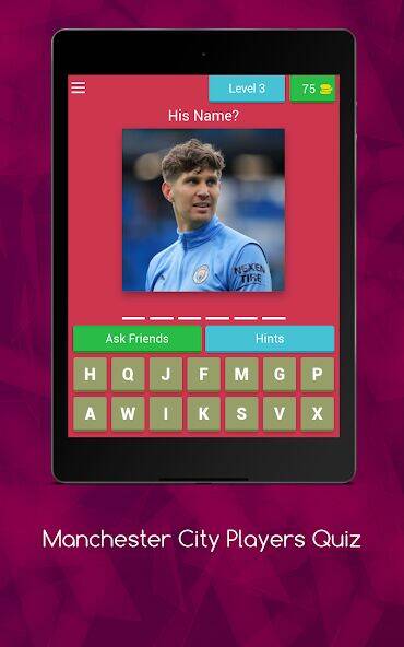 Скачать взломанную Manchester City Player's Quiz [Бесплатные покупки] MOD apk на Андроид