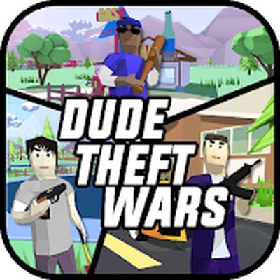 Скачать взломанную Dude Theft Wars: Online FPS Sandbox Simulator BETA [Мод меню] MOD apk на Андроид