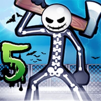 Скачать взломанную Anger of stick 5 : zombie [Мод меню] MOD apk на Андроид