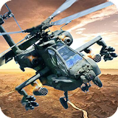 Скачать взломанную Вертолетная атака 3D [Много монет] MOD apk на Андроид