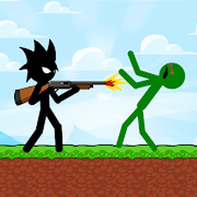 Скачать взломанную Stickman vs Zombies [Мод меню] MOD apk на Андроид