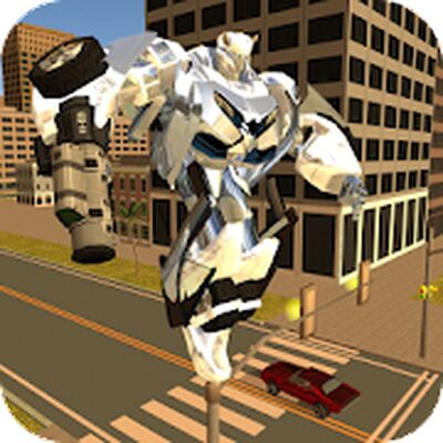 Скачать взломанную Robot Car [Бесплатные покупки] MOD apk на Андроид